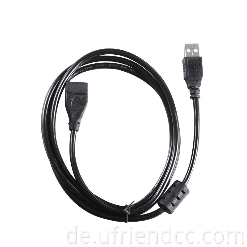 OEM Factory Hohe Qualität 20 cm/50 cm/1m/4m Verlängerung Männlich bis weibliches USB -Kabel